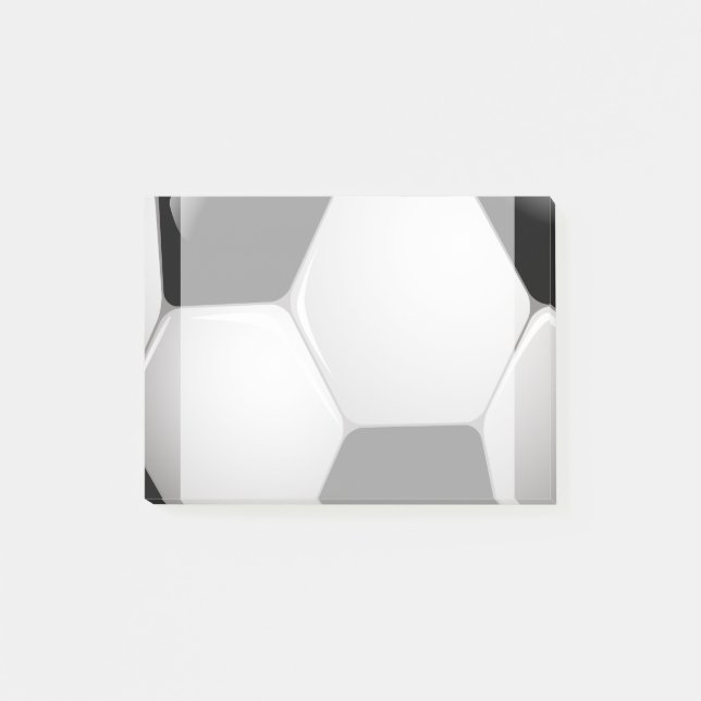 Fotbollboll Post-it Block (Framsida)