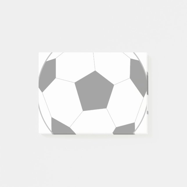 Fotbollboll Post-it Block (Framsida)