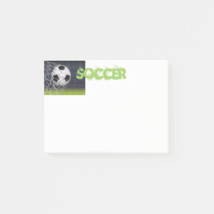 Fotbollboll Posta-den-Noterar Post-it Block