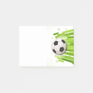 Fotbollboll Posta-den-Noterar Post-it Block