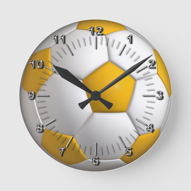 Fotbollboll Rund Klocka (Framsida)