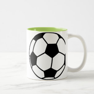 Fotbollboll Två-Tonad Mugg