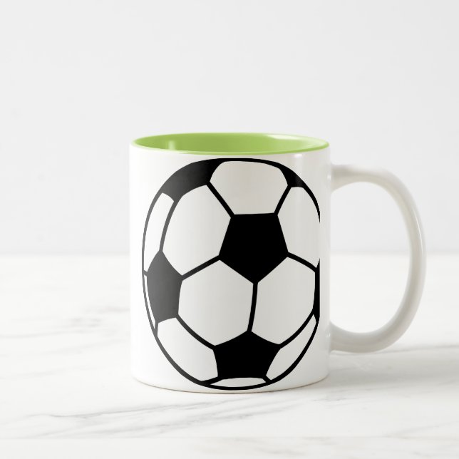 Fotbollboll Två-Tonad Mugg (Höger)