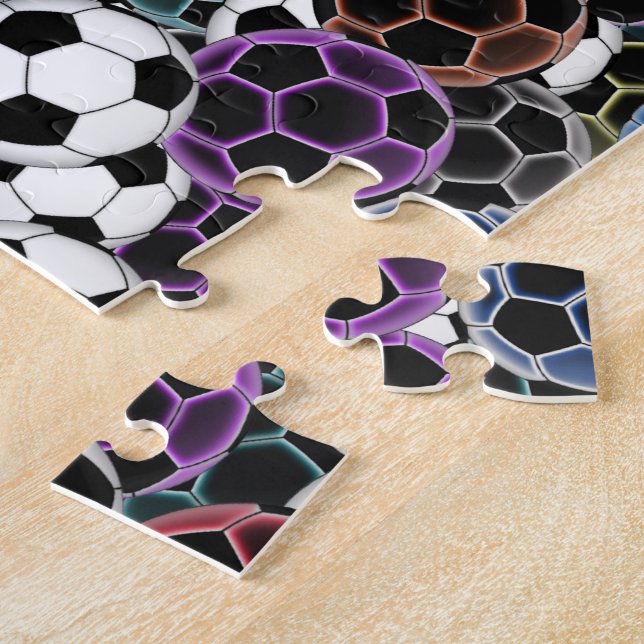 FotbollbollCollage Pussel (Sidan)