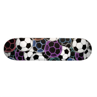 FotbollbollCollage Skateboard Bräda 19,5 Cm