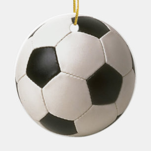 Fotbollbollprydnad Julgransprydnad Keramik