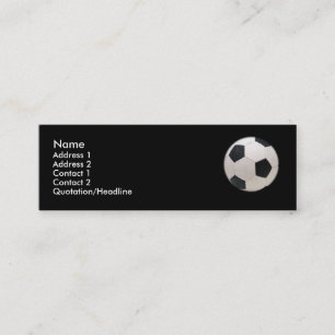Fotbollbollvisitkort Mini Visitkort