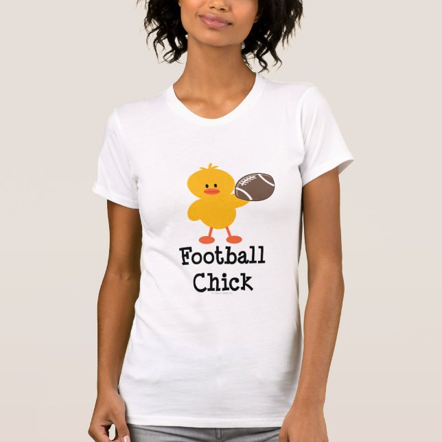 Fotbollchickutslagsplats Tee Shirt (Framsida)