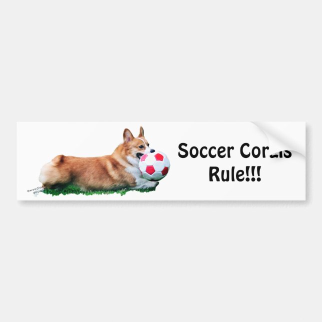 FotbollCorgisSTEN!! Bildekal (Framsidan)