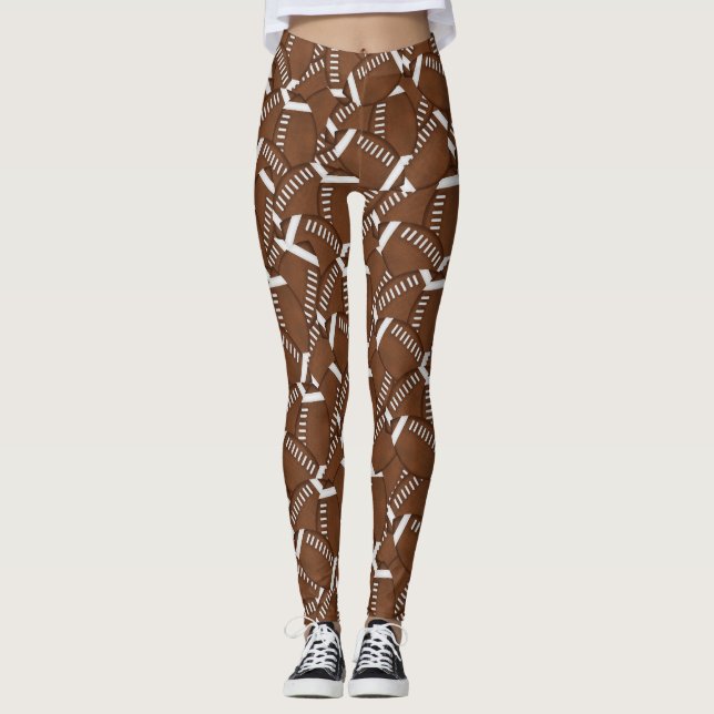 Fotbolldamasker Leggings (Framsida)