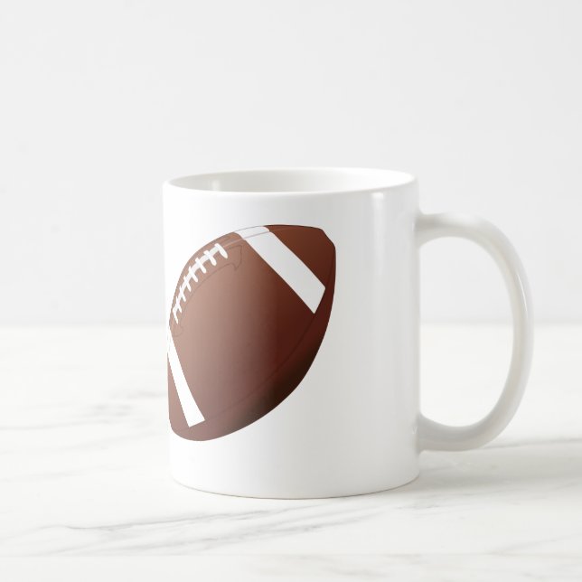 Fotbolldesign - vitkaffemugg kaffemugg (Höger)