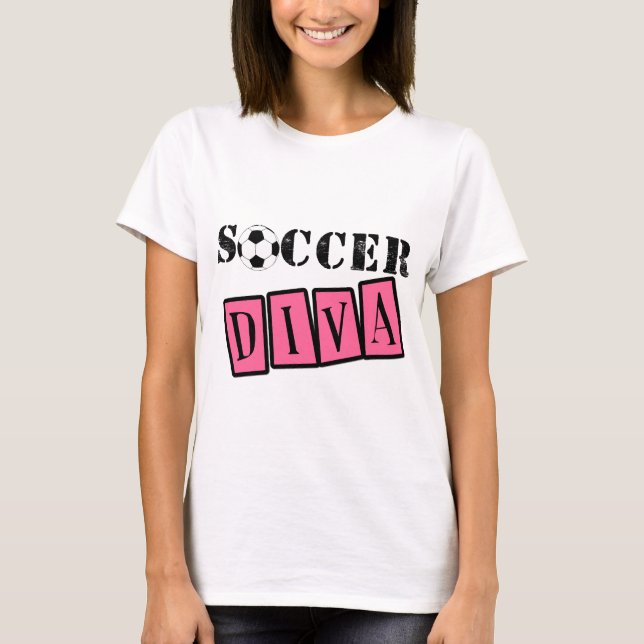 FotbollDiva Tee Shirt (Framsida)