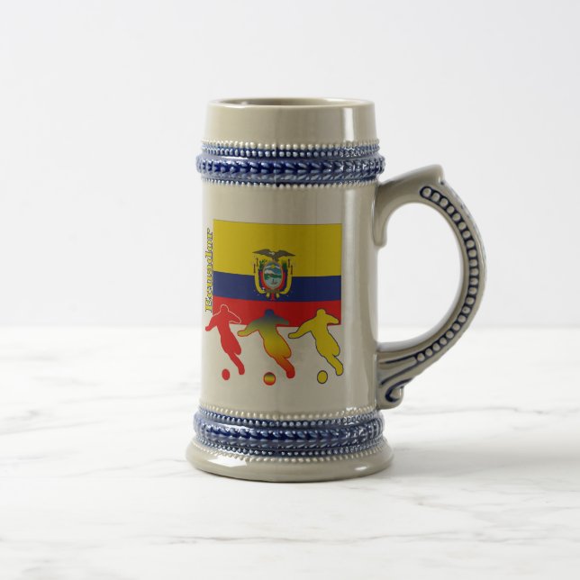 FotbollEcuador mugg (Höger)