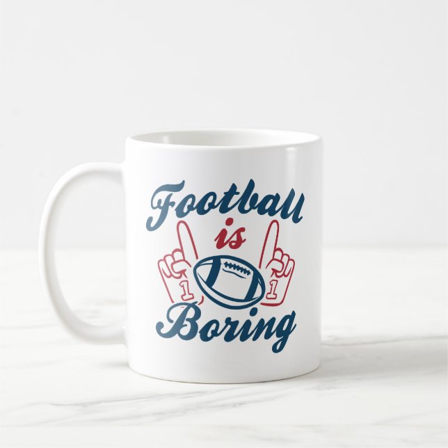 Fotbollen är på väg kaffemugg (Vänster)