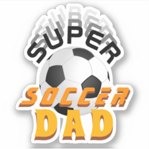 Fotbollen Toppen Pappa, Boll Sports Far Klistermärken