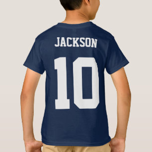 Fotbollens anpassade namn, nummer och Land T Shirt
