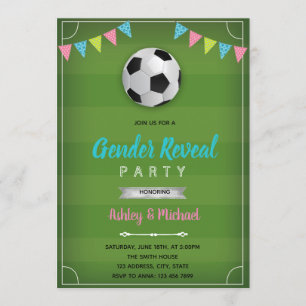 Fotbollens gender avslöjar inbjudan