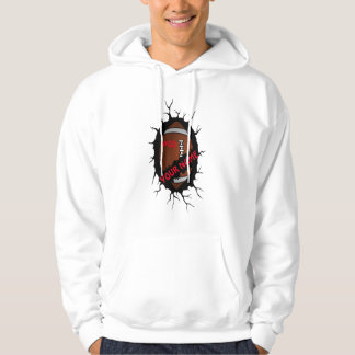 Fotbollens Logotyp, eget fotbollsnamn, fotbollsgåv Hoodie