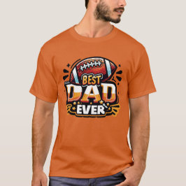 Fotbollens moderna bästa Pappa någonsin-Orange i P T Shirt