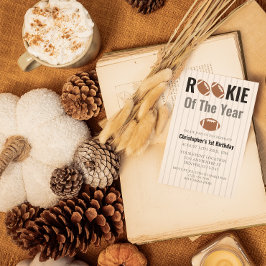 Fotbollens nyhet 1:a födelsedag inbjudningar