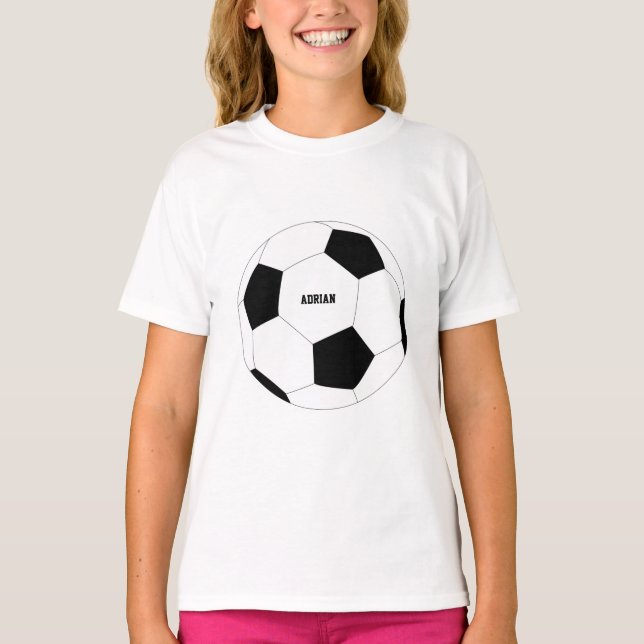 Fotbollens Personlig i fotboll T Shirt (Framsida)