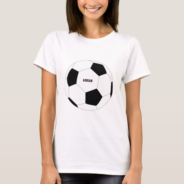 Fotbollens Personlig i fotboll T Shirt (Framsida)