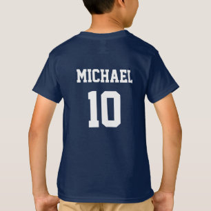 Fotbollens Personlig Namn och nummer T Shirt