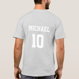 Fotbollens Personlig Namn och nummer T Shirt