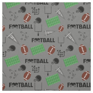 Fotbollens Roligt på Grått Tyg