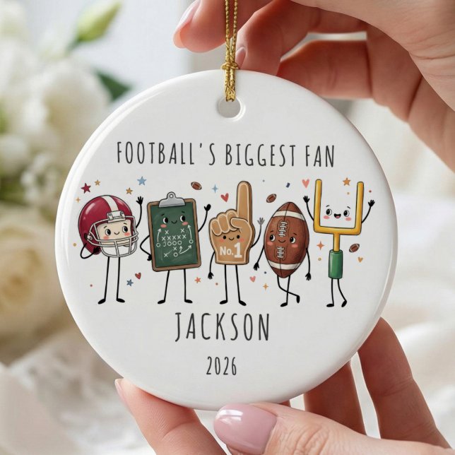 Fotbollens Största Fan Barn Ornament (Skapare uppladdad)
