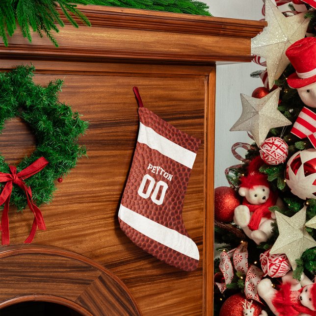 Fotbollens utseende Personlig Stocking Liten Julstrumpa (Skapare uppladdad)