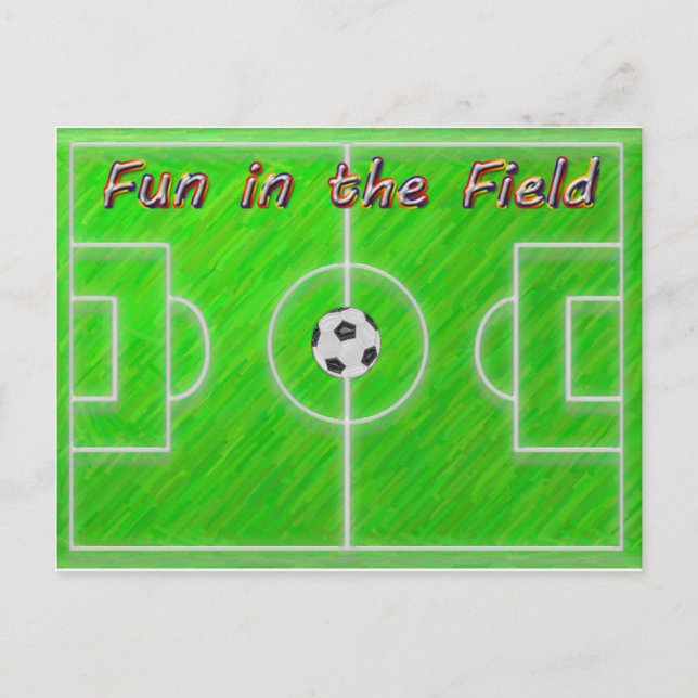 Fotbollfält Vykort (Framsida)