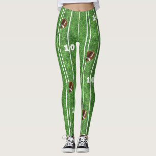 Fotbollfältgården fodrar och klumpa ihop sig leggings
