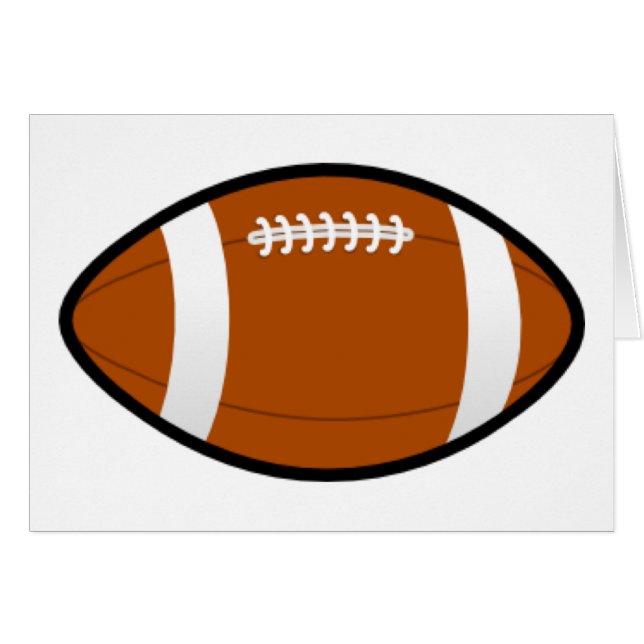 Fotbollfeber! Hälsningskort (Framsidan Horizontal)