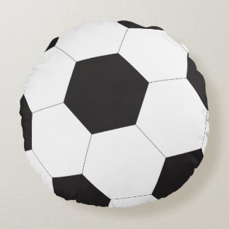 Fotbollfläktrundan kudder rund kudde