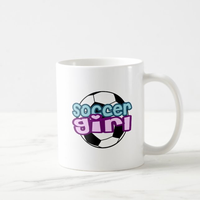 Fotbollflicka Kaffemugg (Höger)