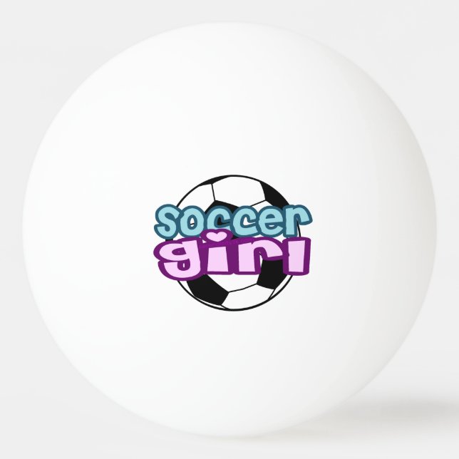 Fotbollflicka Pingisboll (Framsidan)