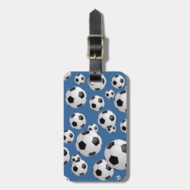 Fotbollfotboll Bagagebricka (Vertikal Framsida)