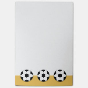 Fotbollfotboll PERSONIFIERAR Post-it Block