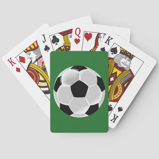 FotbollfotbollFutbol boll Kortlek (Baksidan)