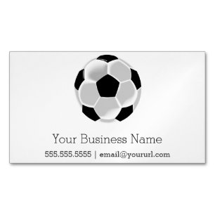 FotbollfotbollFutbol boll Magnetiska Visitkort