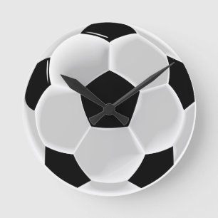 FotbollfotbollFutbol boll Rund Klocka