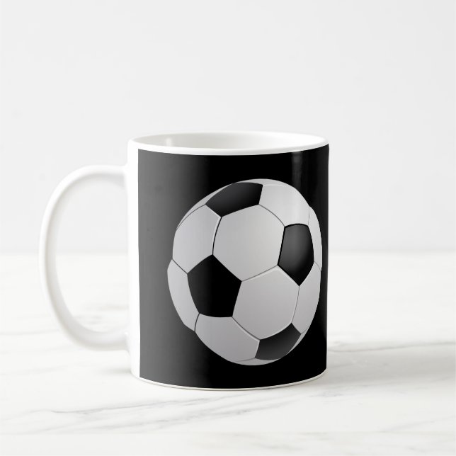 Fotbollfotbollmugg Kaffemugg (Vänster)
