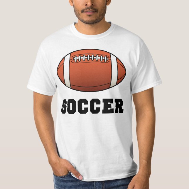 FotbollFutbol Futball fotboll Tee (Framsida)