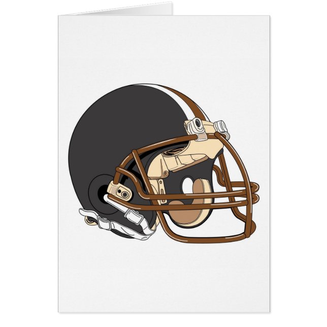 Fotbollhjälmar Hälsningskort (Framsidan)