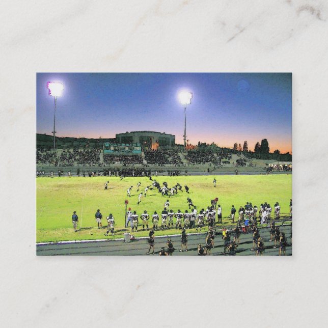 FotbollIntrokort Visitkort (Framsida)