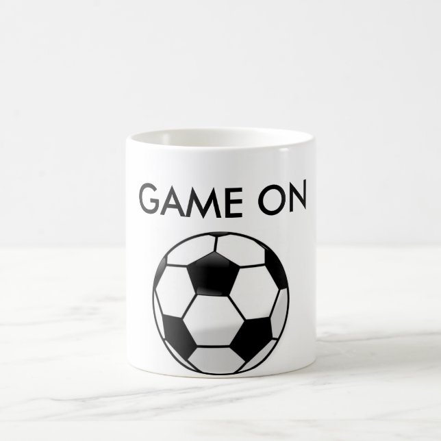 Fotbollkaffemug. Kaffemugg (Center)