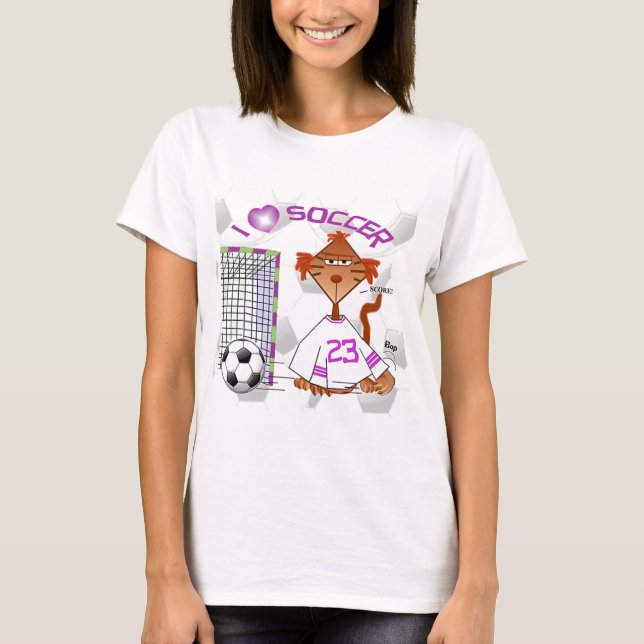 Fotbollkatt Tee Shirt (Framsida)