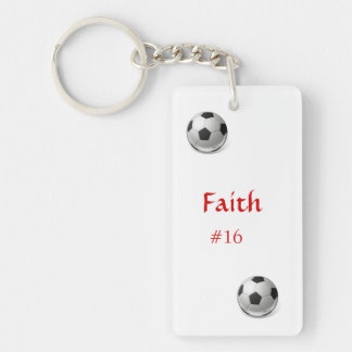 Fotbollkeychain Nyckelring
