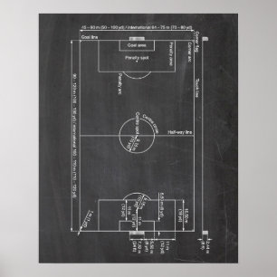 Fotbollkonstpatent Poster